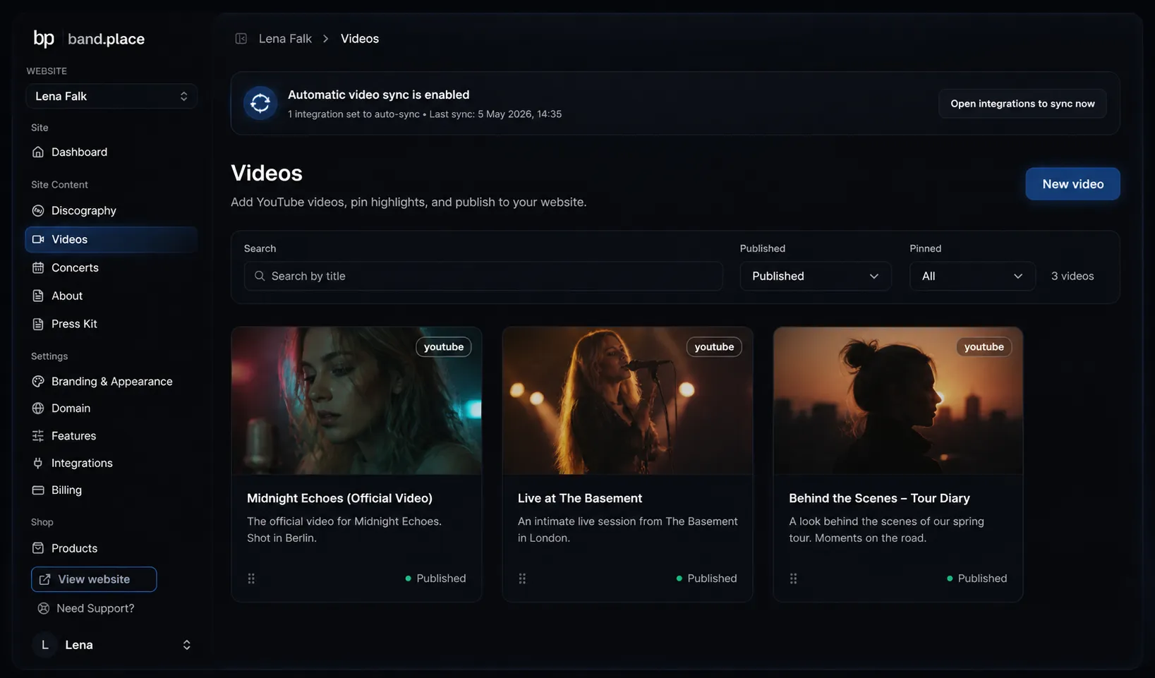 YouTube Video Sync